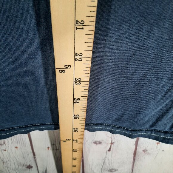 David Bowie Womens Bowie Retro Picture Vintage Style Navy Distressed Shirt - Picture 10 of 10